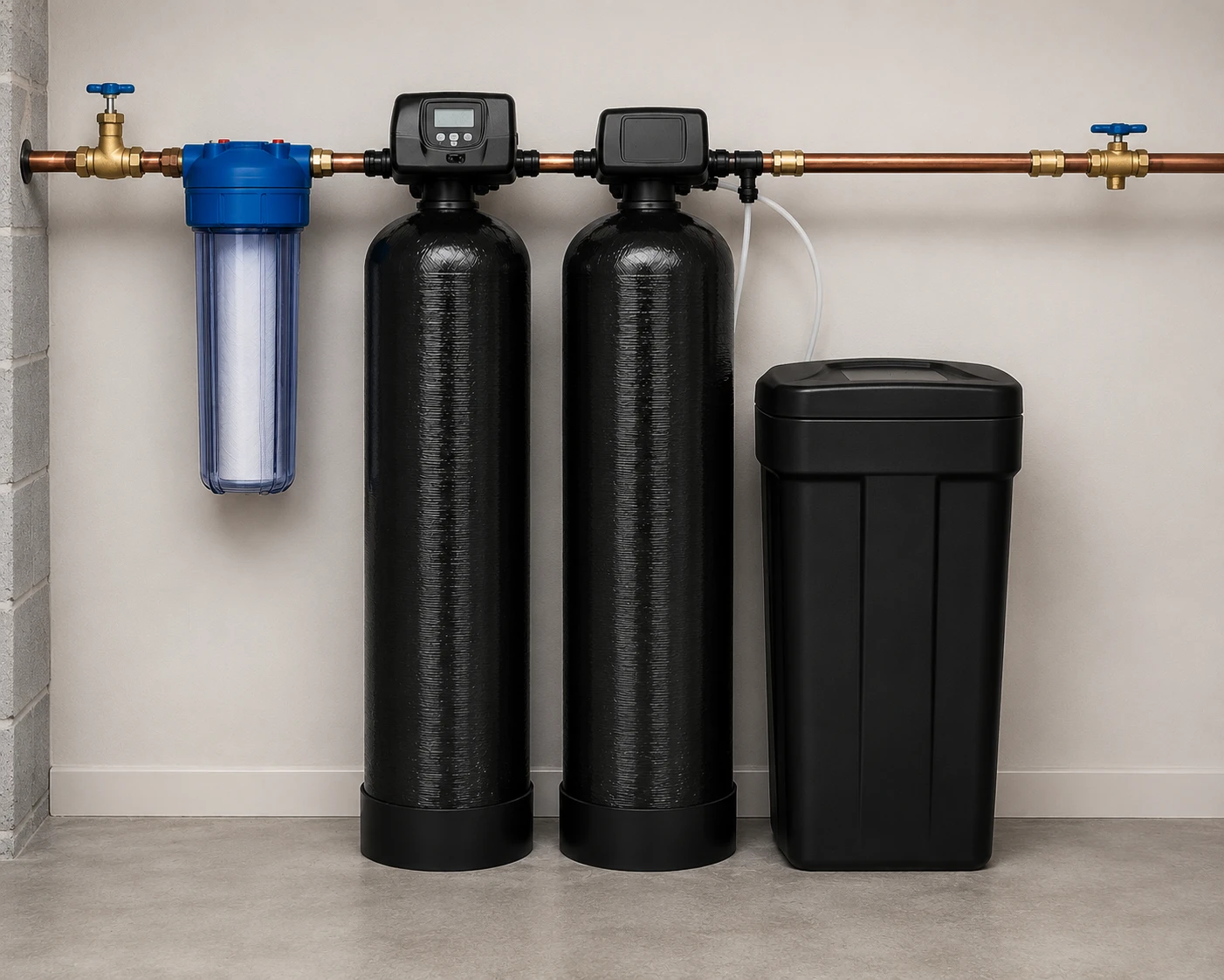 Whole House Water Filtration and Softener System
